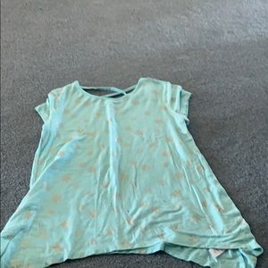 Justice Tee Shirt with Flowers